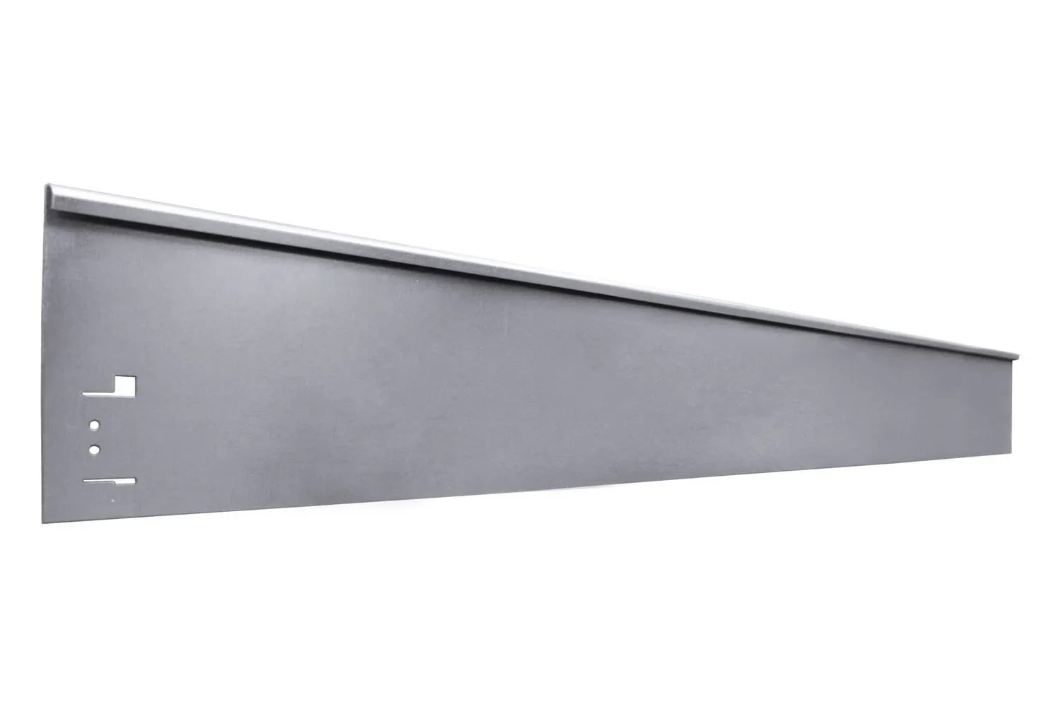 "Rasenkanten Metall Höhe 13.5-18.5 cm Länge 120 cm  | Beeteinfassung | Beetumrandung | Beetbegrenzungen, Farbe: Verzinkt; Größe: 1 Stück 13.5cm image"