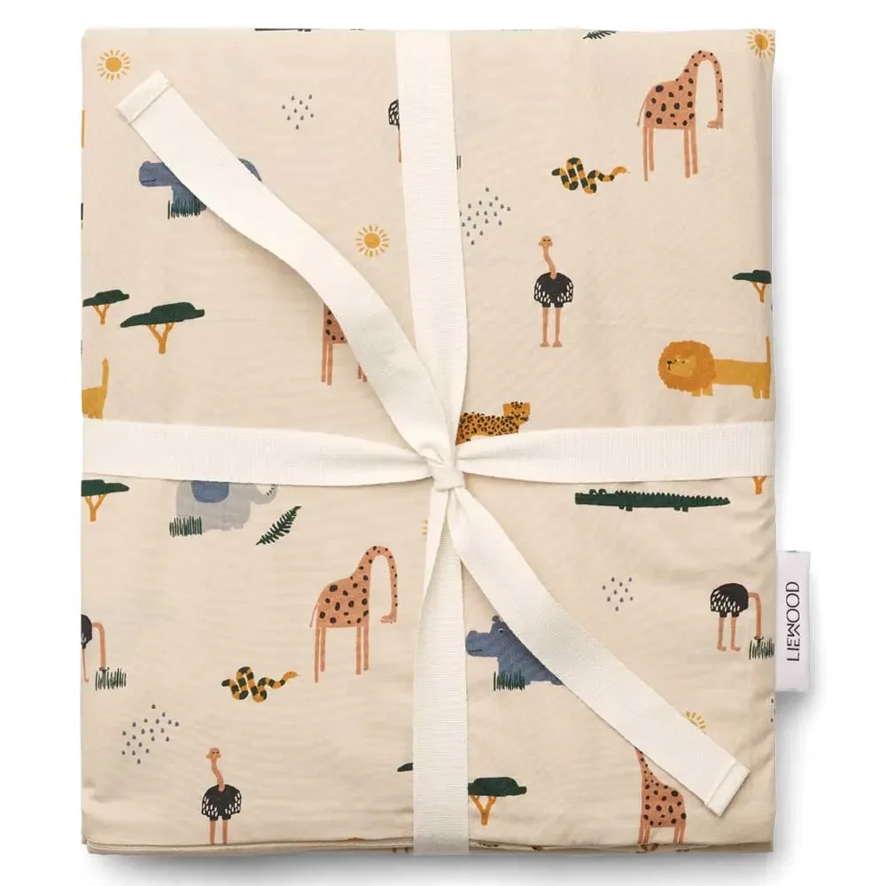 "Liewood "Carl" Bettwäsche  Safari Mix beige 140 x 200 image"