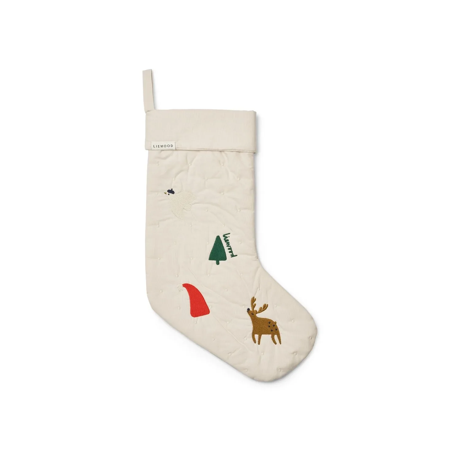 "Liewood Weihnachtsstrumpf, Nikolausstrumpf aus Bio-Baumwolle - Basil image"