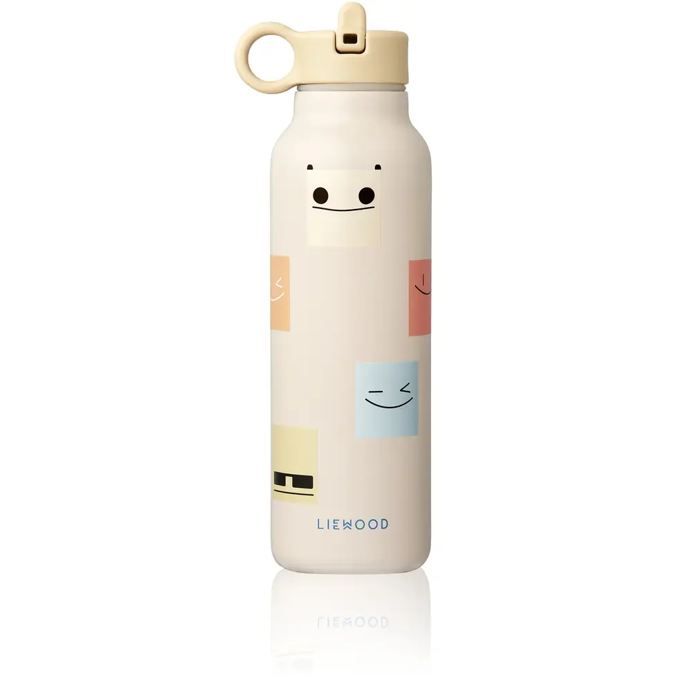 Liewood Falk Wasserflasche Smiley Sand 500 ml