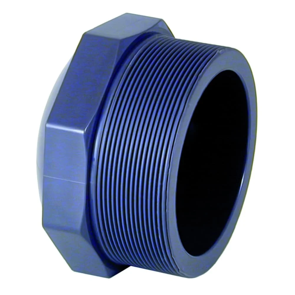 "PVC Stopfen, 2 Zoll, AG, PN10, U Fitting image"