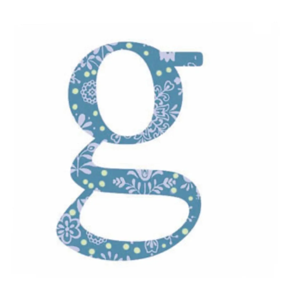 "Lilipinso Sticker blau Buchstabe g image"