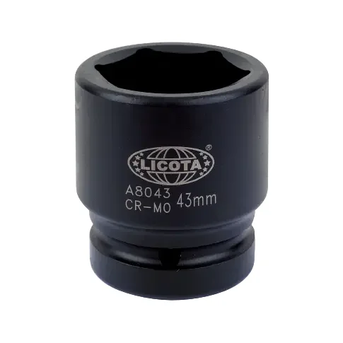 "Schlagschraubernuss 1 Zoll SW 75, kurze Ausführung, Cr-Mo Stahl image"