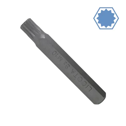 "Spline Bit, Hex Bit, M6 Vielzahn, 10mm Hex Bit image"
