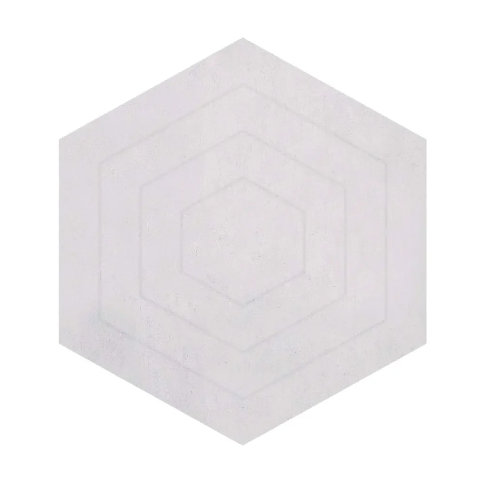 "Lilipinso Teppich Hexagon graublau image"