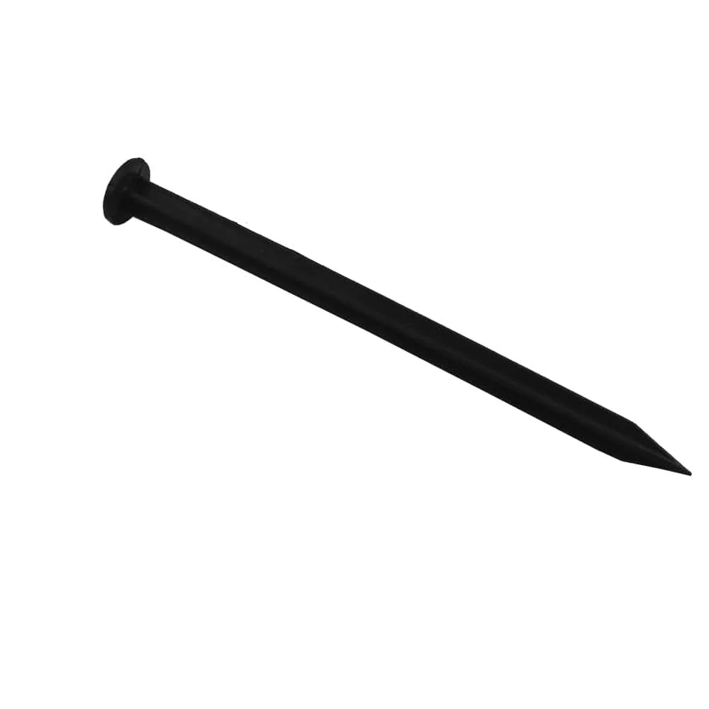 "Fixiernägel, 20 cm, Schwarz, Befestigung für Rasenkanten, Rasengitter image"