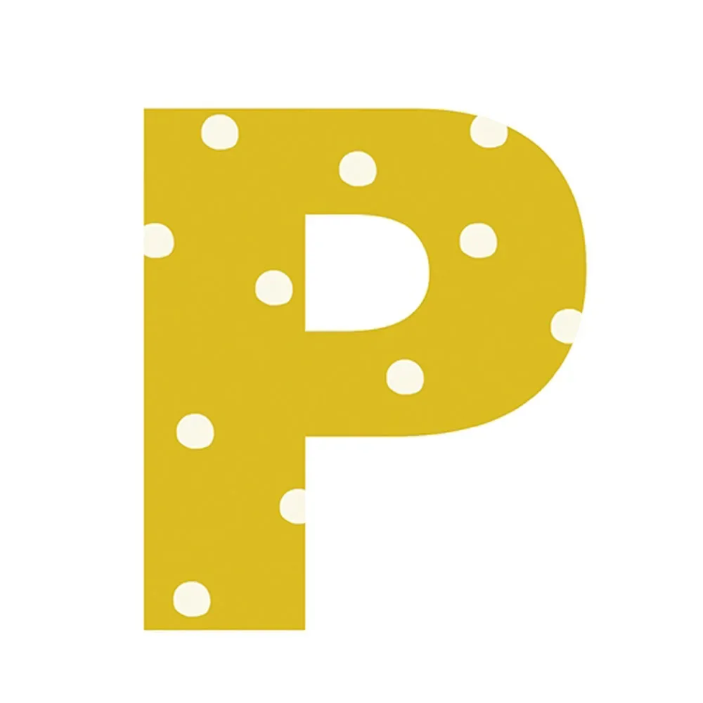 Lilipinso Sticker Buchstabe gepunktet P