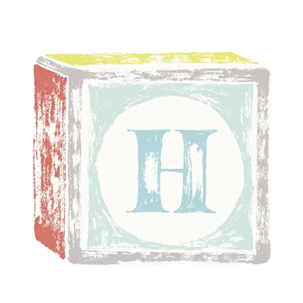 "Lilipinso Sticker Buchstabe auf Spielwürfel H image"