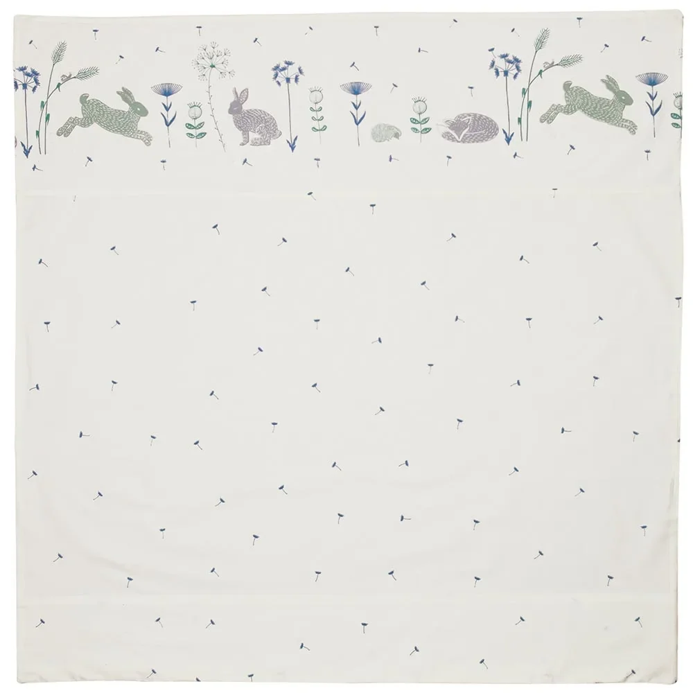 "Taftan Babybettwäsche "Hello World" blau grün 80 x 80 image"