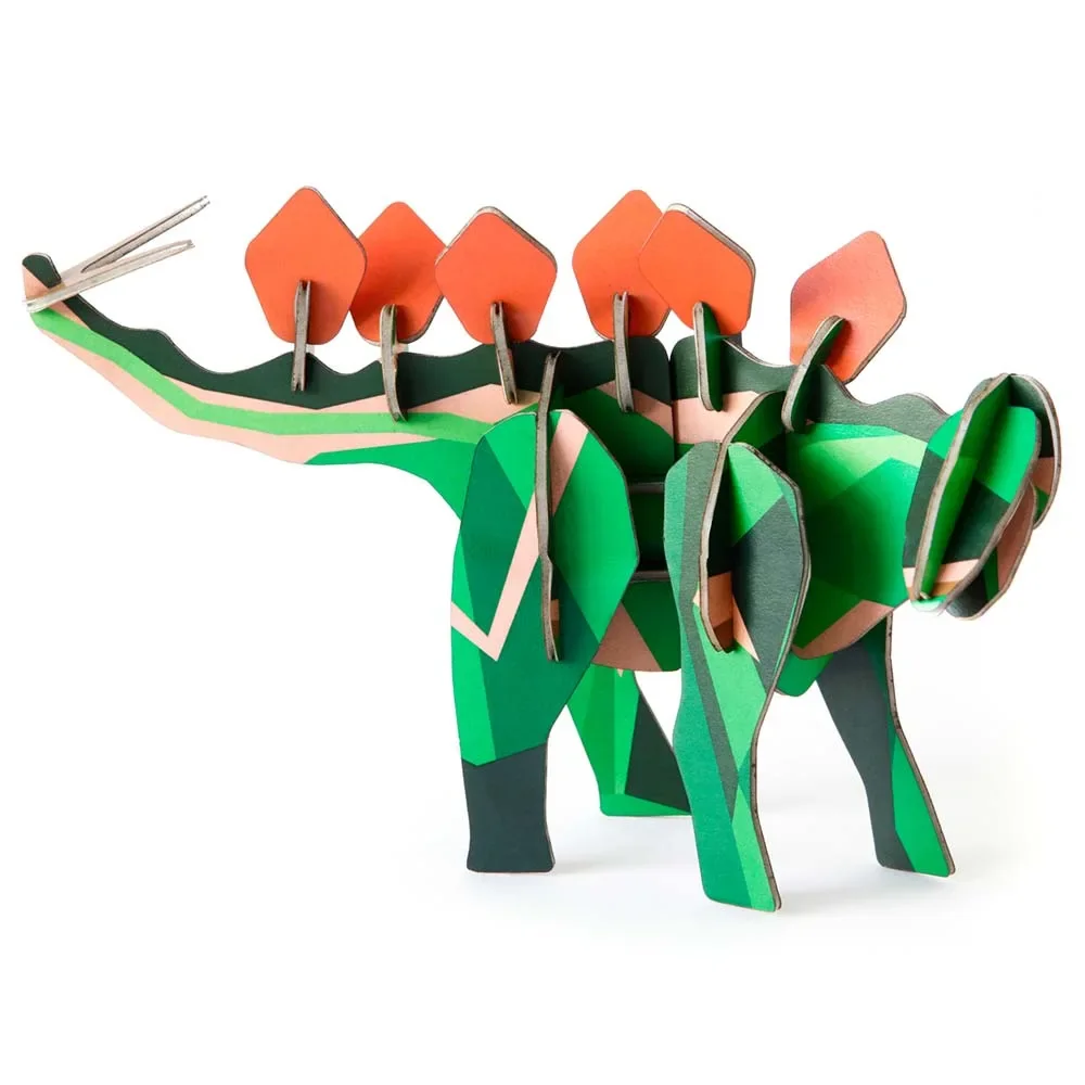 "studio ROOF 3D Dinosaurier Stegosaurus Pappe image"