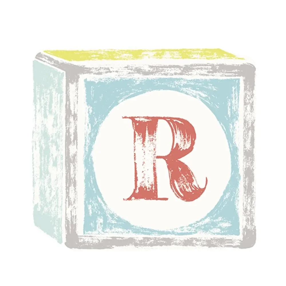 "Lilipinso Sticker Buchstabe auf Spielwürfel R image"