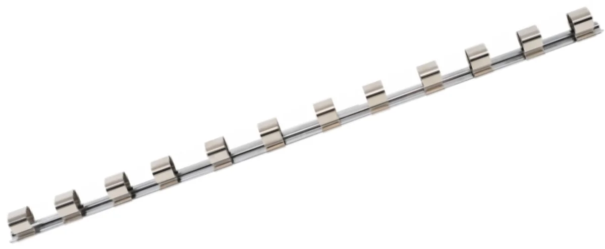 "Stecknuss Schiene 3/4 Zoll, 12 Clips, Nuss Halterung image"