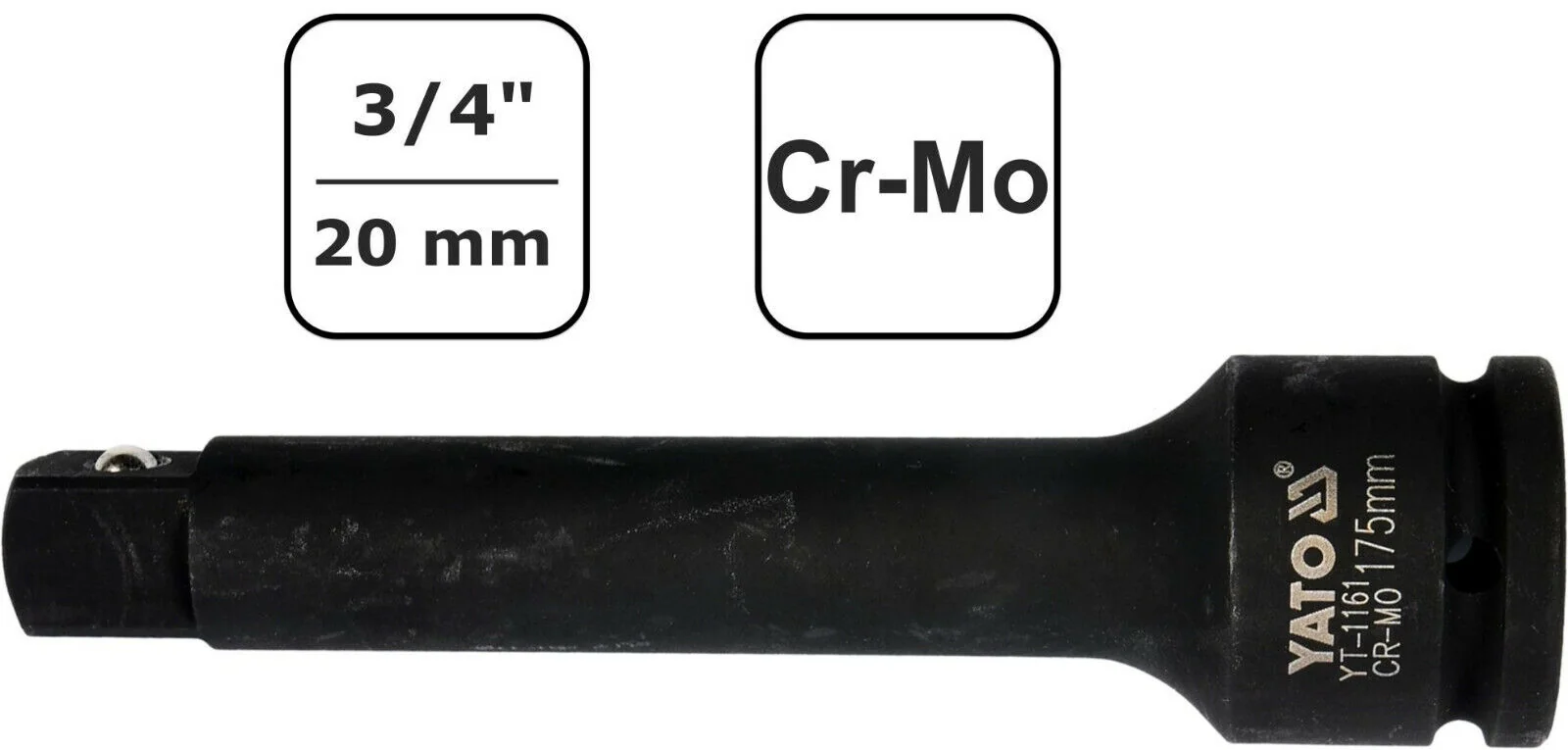 "3/4 Zoll Verlängerung, 175mm, Cr-Mo, Schlagschrauber Verlängerung image"