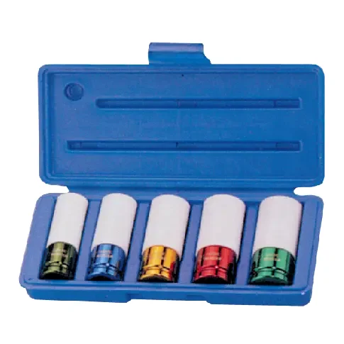 "Kraftstecknüsse, Schlagschrauber Nüsse 1/2 Zoll, Cr-Mo, 15-22mm, inkl. Box image"
