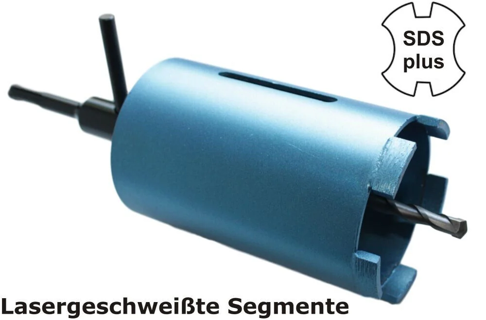 Diamantbohrkrone 68mm, SDS Plus, Steckdosenbohrer, Bohrkrone Mauerwerk