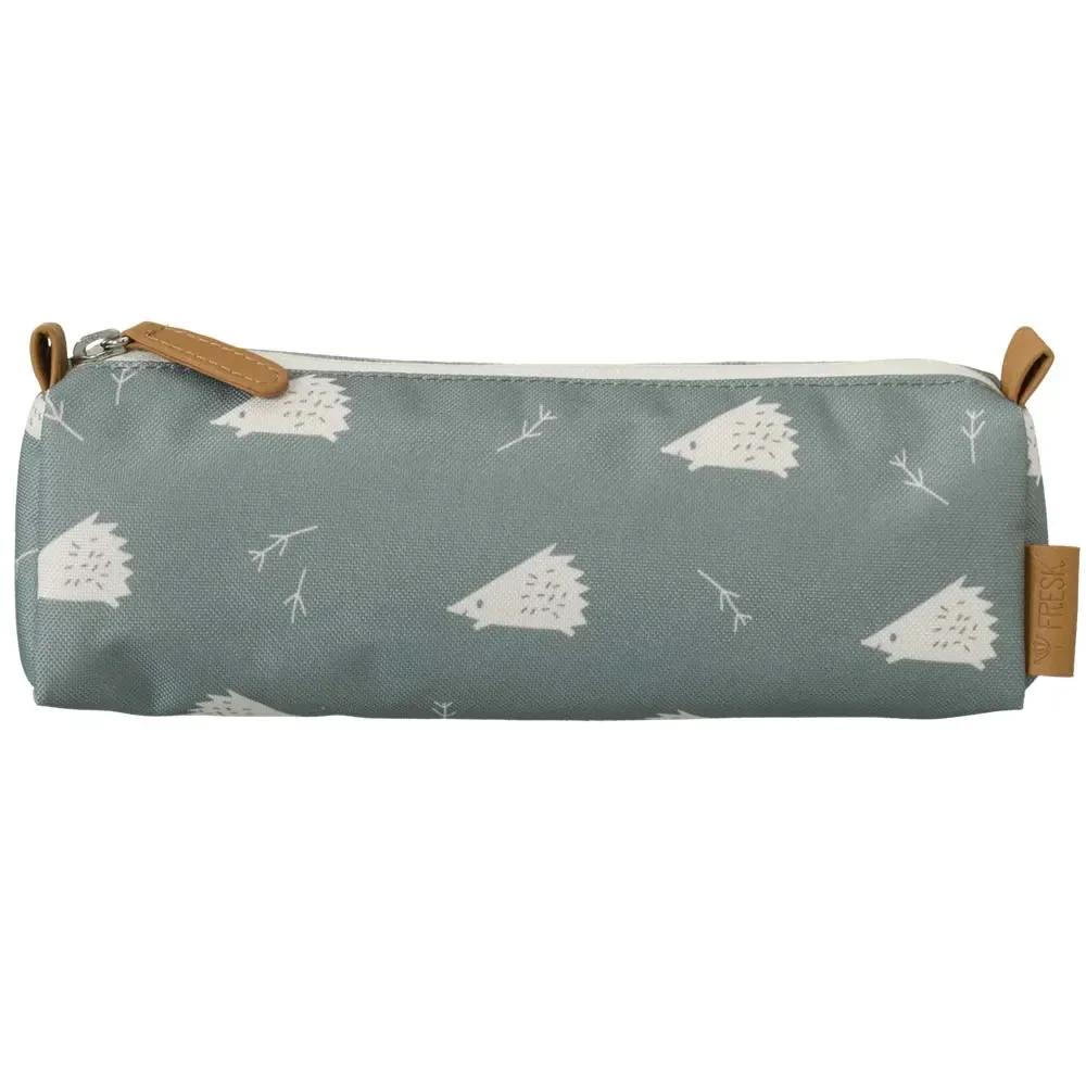 "Fresk Stiftemäppchen Igel blau grau image"