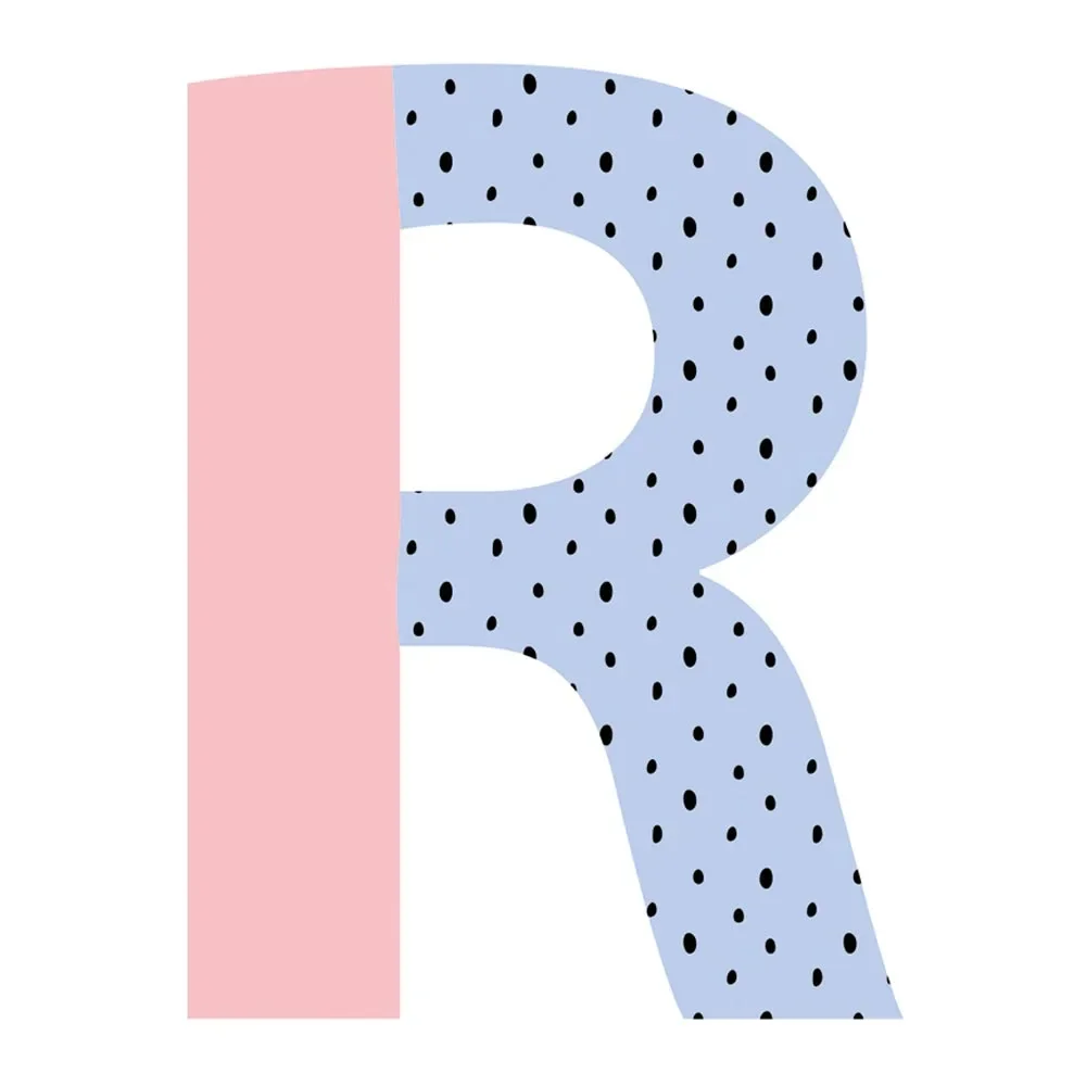 "Lilipinso Wandsticker Happy Buchstabe R image"