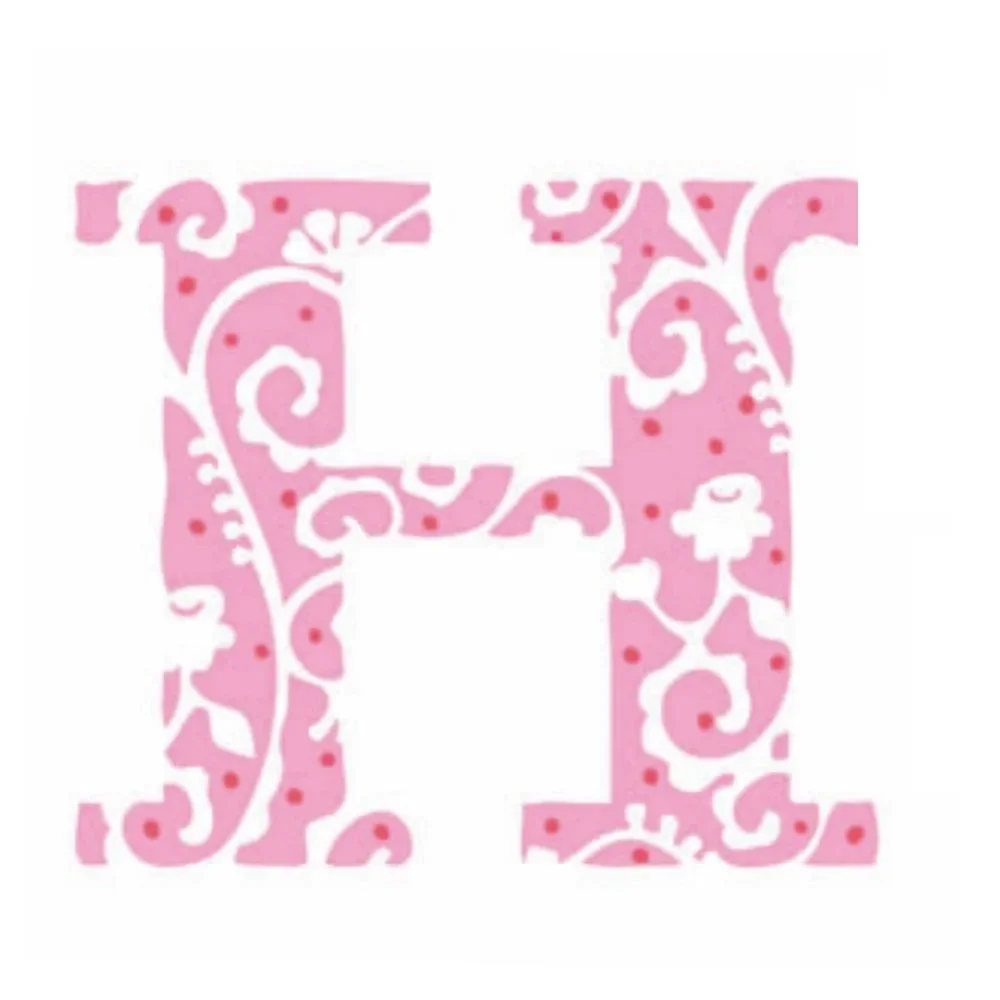 "Lilipinso Sticker rosa Buchstabe h image"