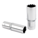 1/2 Zoll Vielzahn Nuss, lang, 24mm Schlüsselweite, CrV