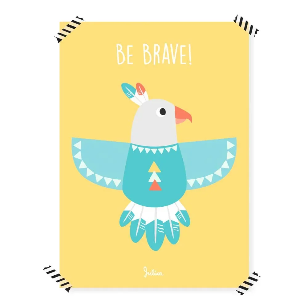 "Julica Tipikids Kinder Mini-Poster Adler image"