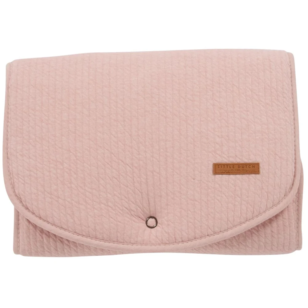 "Little Dutch Wickelmatte uni rosa "Pure Pink" image"