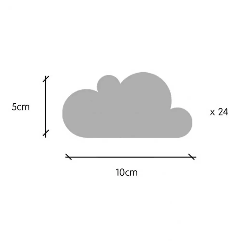 "tresxics Wandsticker Wolken rosa image"