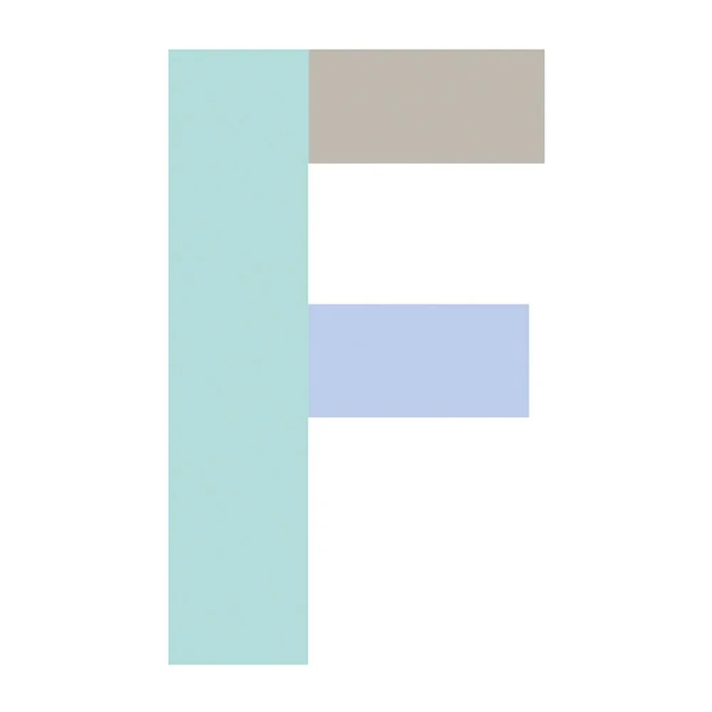 "Lilipinso Wandsticker Happy Buchstabe F image"