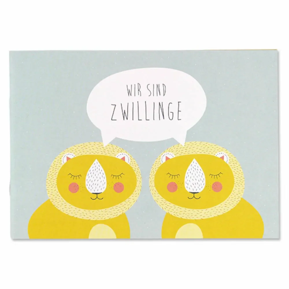 Ava & Yves Erinnerungsbuch Wir sind Zwillinge