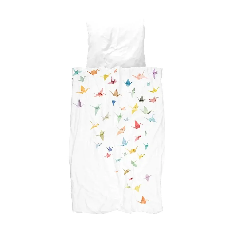 "Snurk Bettwäsche Origami Kraniche 135 x 200 image"