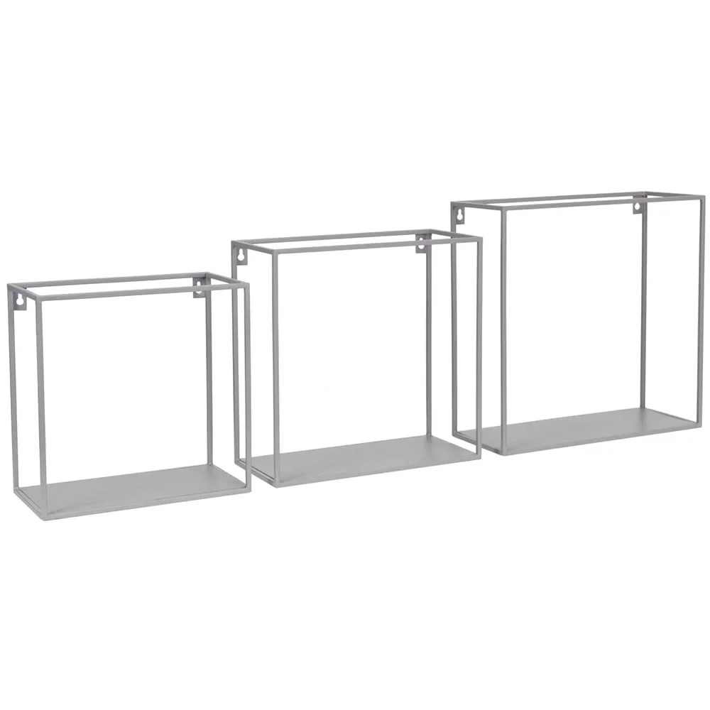 "Kidsdepot Wandregal Metall grau image"