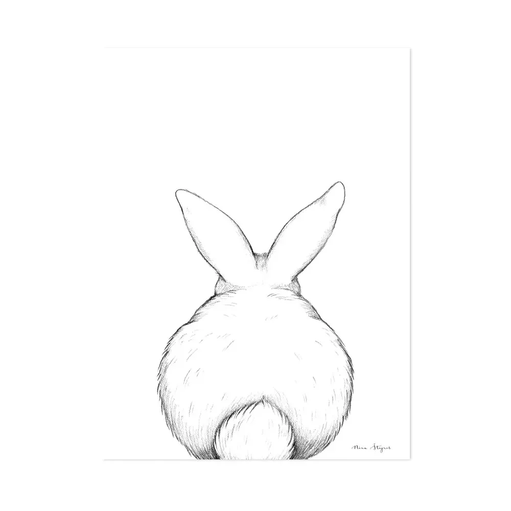 "Lilipinso Poster Häschen von hinten image"