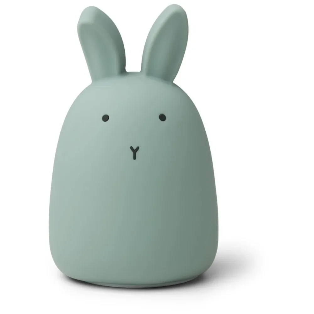 "Liewood Nachtlicht "Winston" Hase Silikon pfefferminz image"