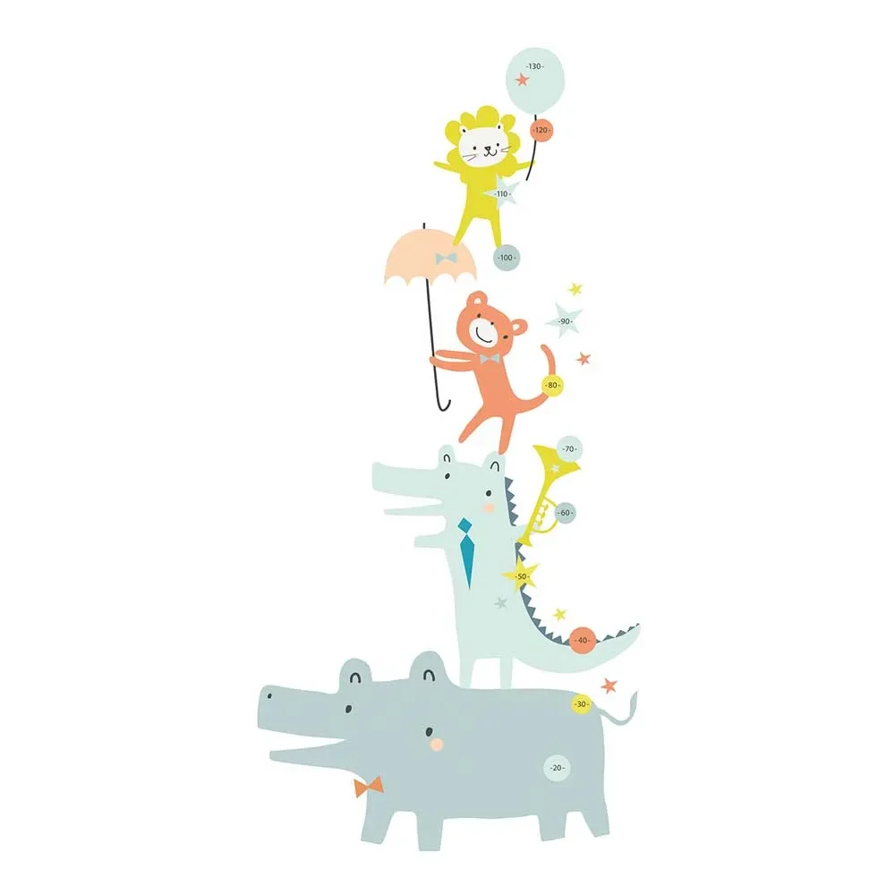 "Lilipinso Messlatte selbstklebend Tier-Party image"