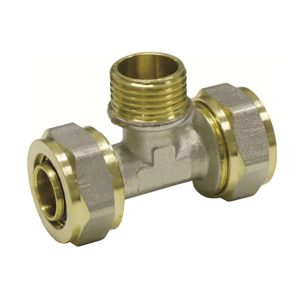 "Schraubfitting T-Stück 26 x 3, 1 Zoll AG, Verbinder für Trinkwasser image"