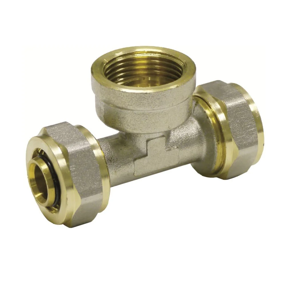 "Schraubfitting T-Stück, 20mm, 1/2 Zoll IG, Heizung, Installation image"