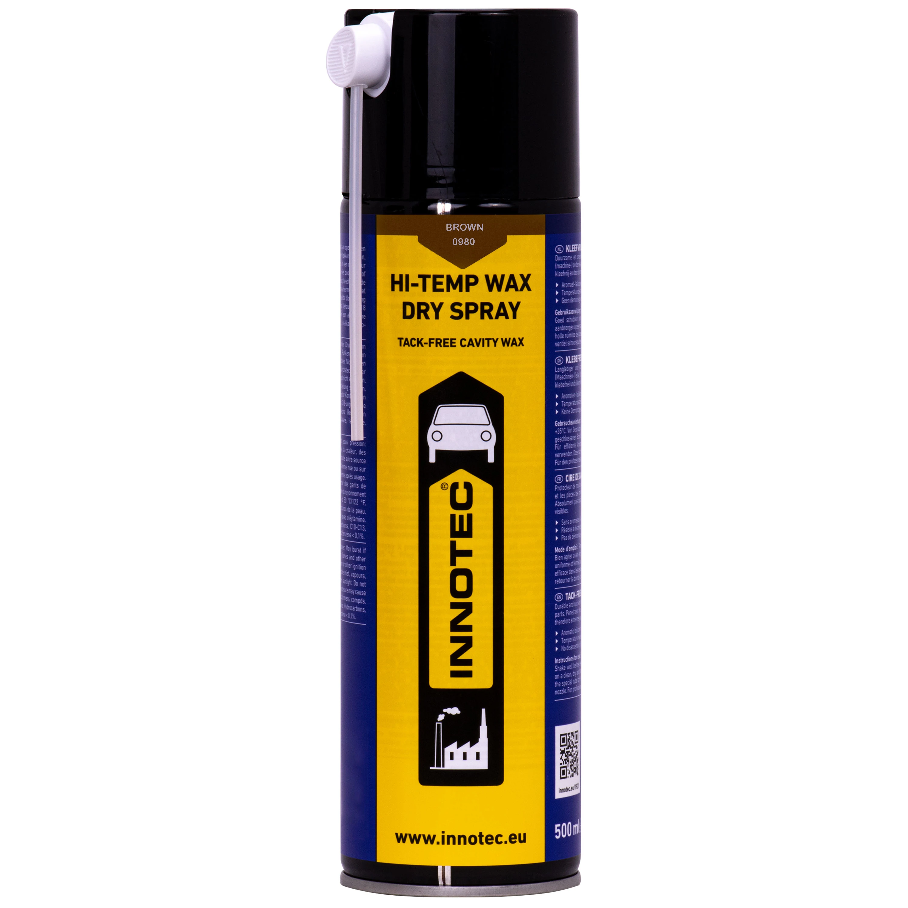 INNOTEC Hi Temp Wax DRY SPRAY Sprühdose 500ml braun