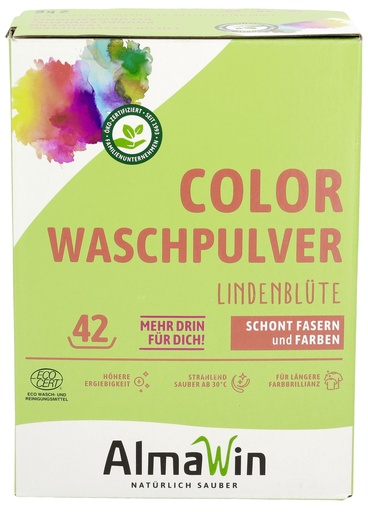 "ALMAWIN COLOR Lindenblüte Waschpulver in verschiedenen Größengebinde image"