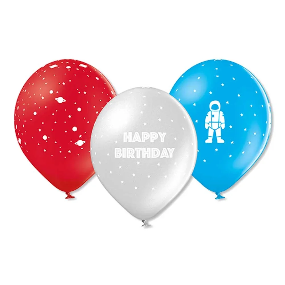"Ava & Yves Luftballons Weltraum Naturkautschuk image"