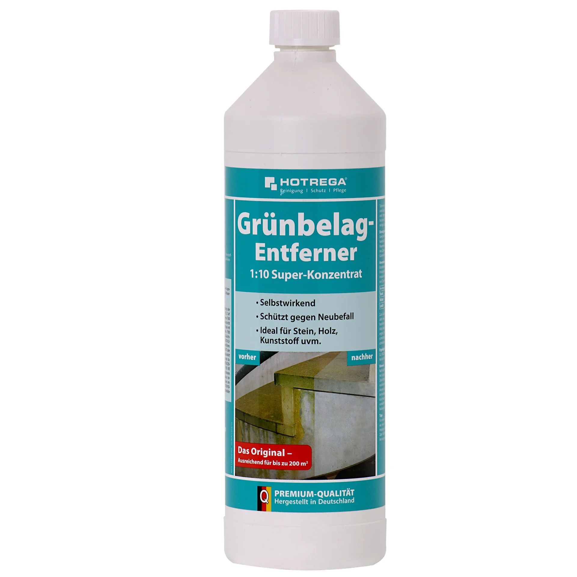 "HOTREGA Grünbelag Entferner 1:10 Super Konzentrat 1 Liter image"