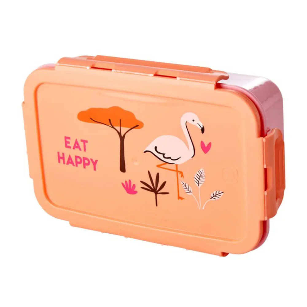 "Rice Brotdose groß Flamingo image"