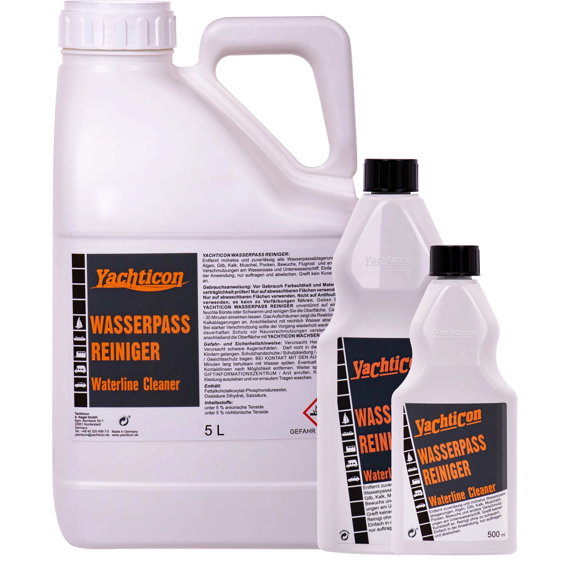 "YACHTICON Wasserpass Reiniger in verschiedenen Größengebinden image"