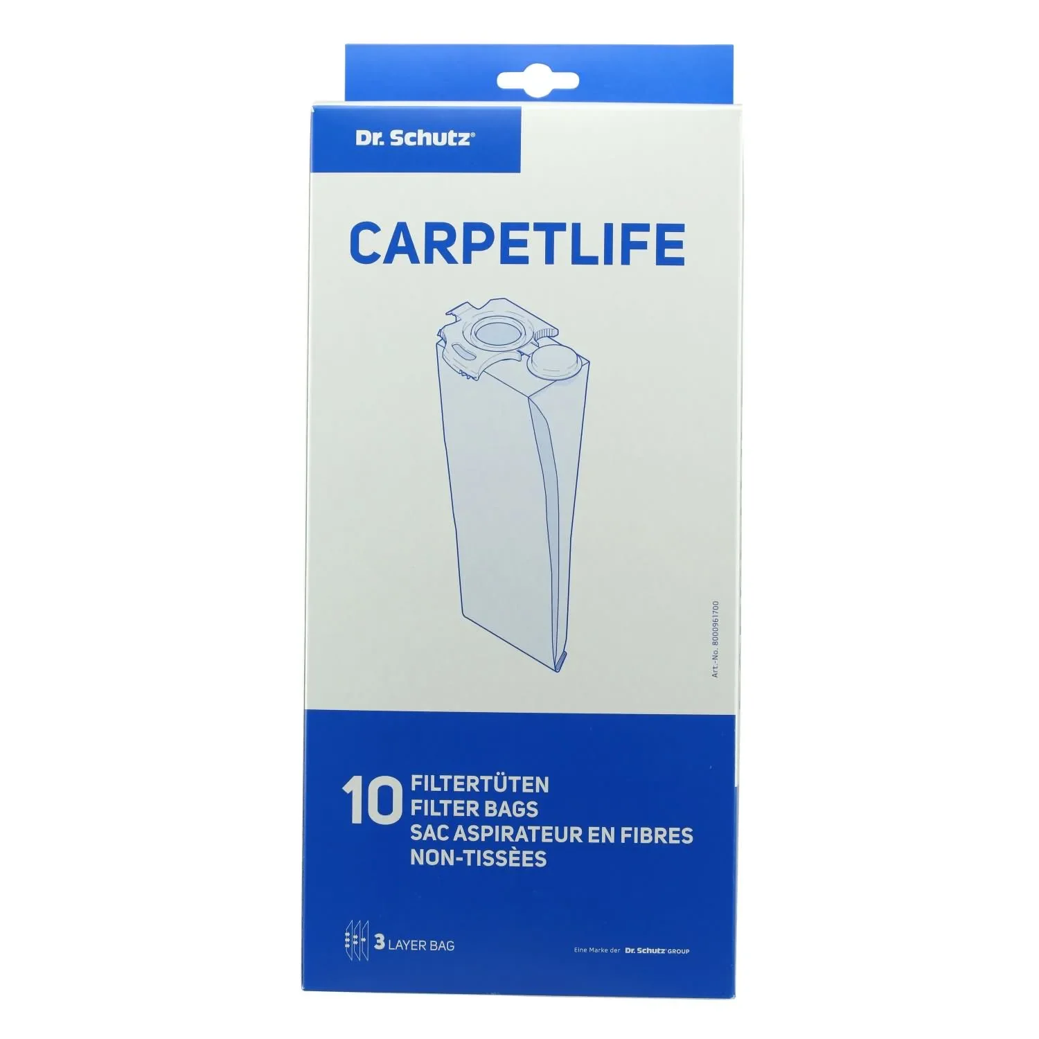 "DR. SCHUTZ Carpetlife Vliesfiltertüten 10 Stück Packung image"