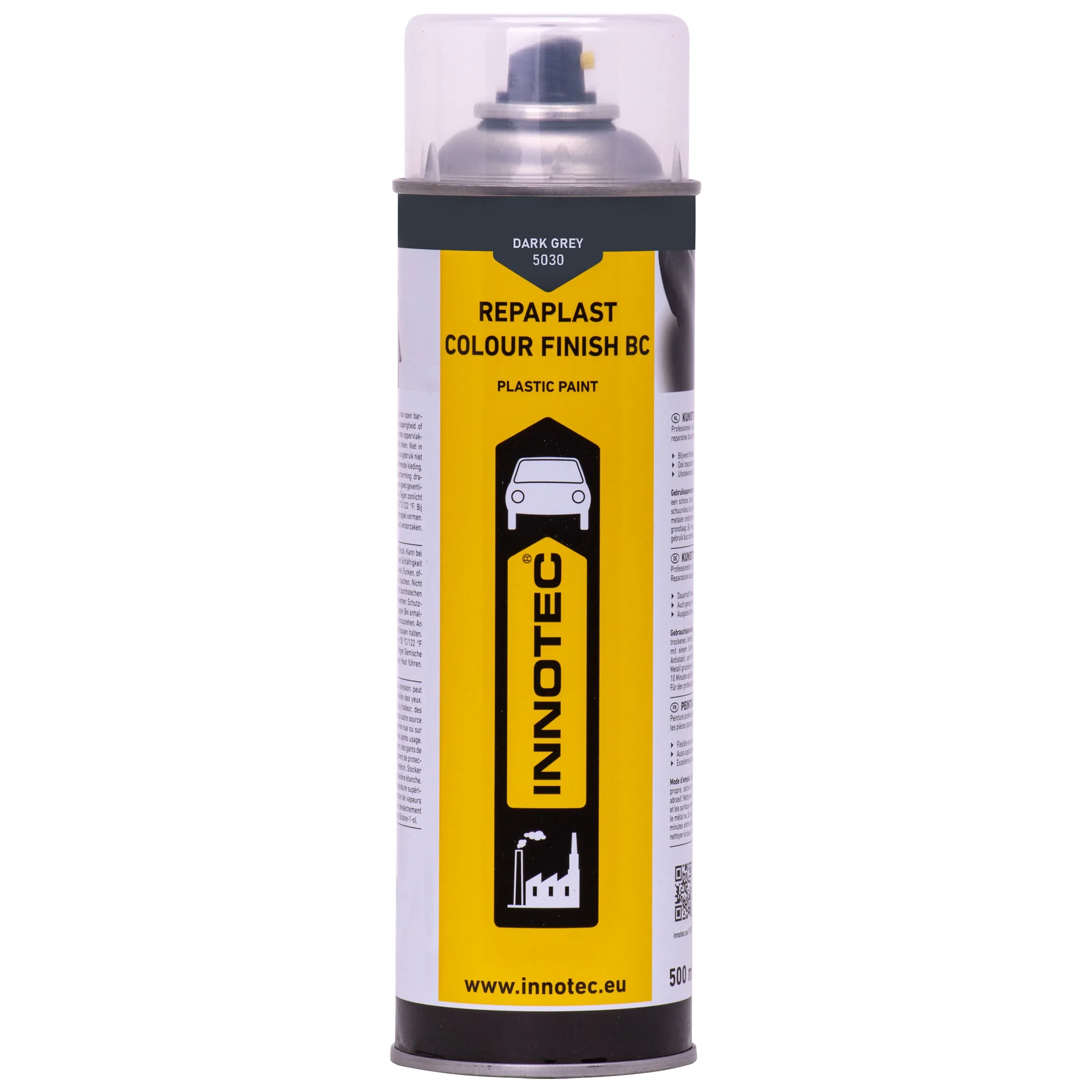 "INNOTEC Repaplast Colour Finish BC 500ml dunkelgrau image"