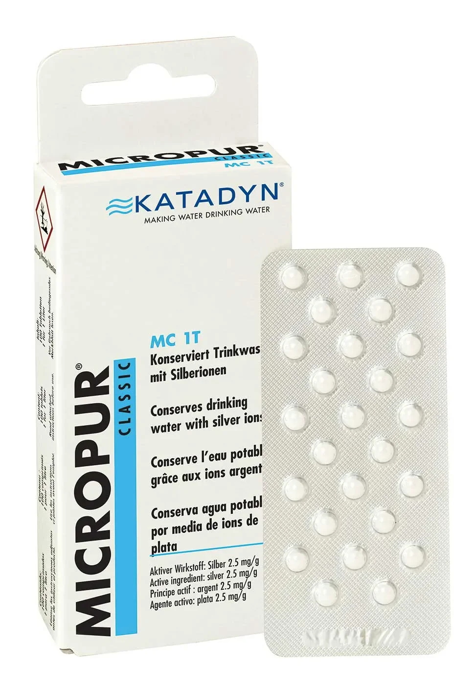"KATADYN Micropur Classic MC 1T - 100 Tabletten 4 x 25 Tabletten image"