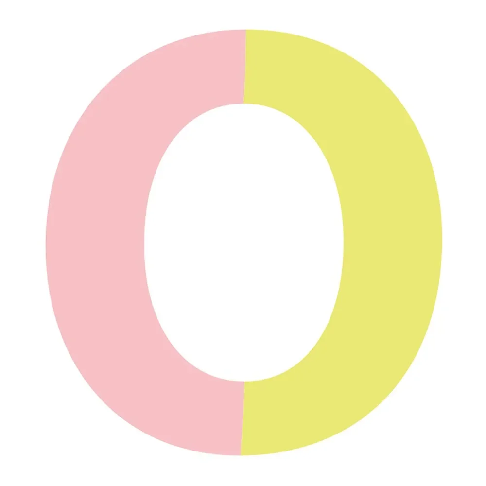 "Lilipinso Wandsticker Happy Buchstabe O image"