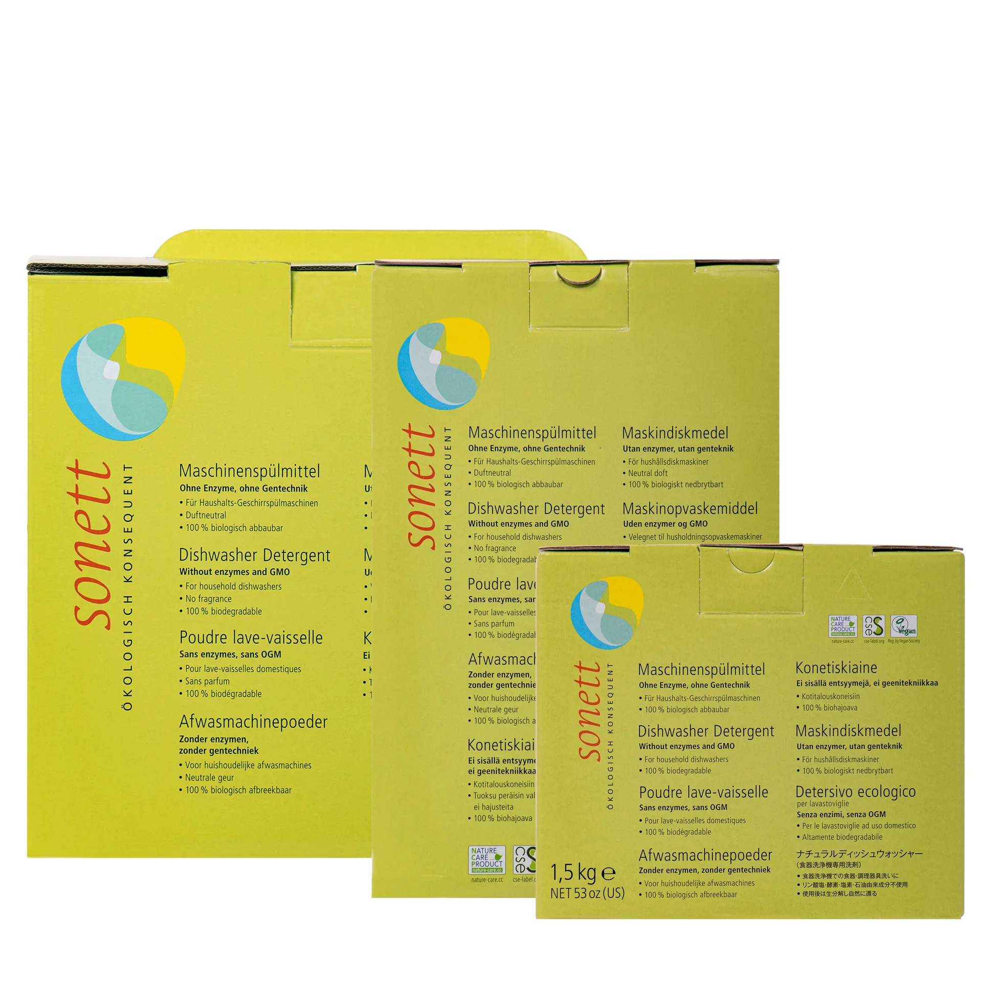 "SONETT Maschinenspülmittel in verschiedenen Größengebinden image"