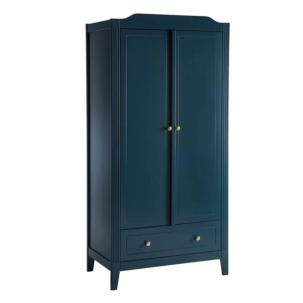 Maison Charlotte Kleiderschrank Opera 2-türig dunkelblau