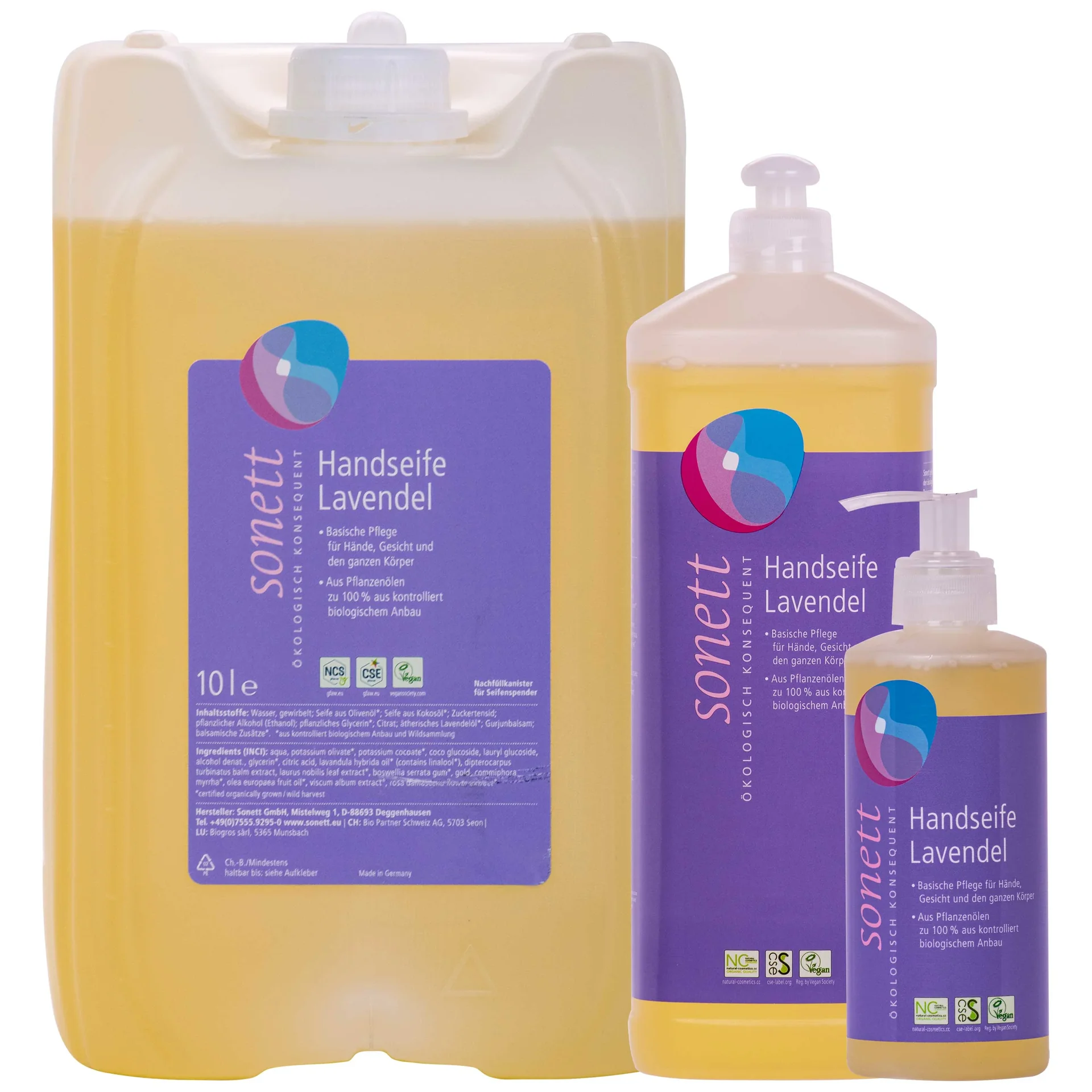 "SONETT Handseife Lavendel in verschiedenen Größengebinden image"