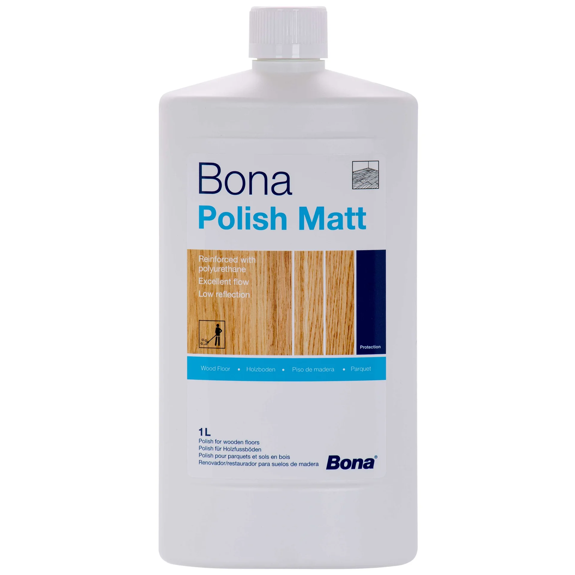 "BONA Polish 1 Liter matt Parkettpflegemittel image"