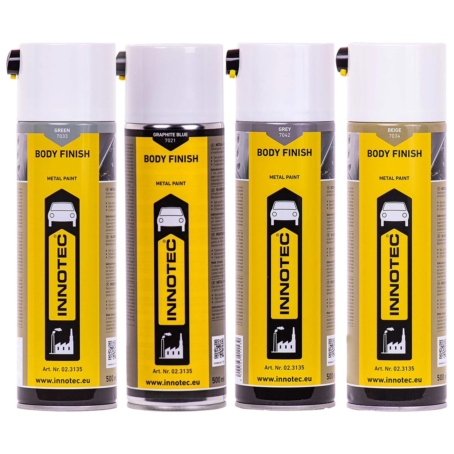 "INNOTEC Body Finish 500 ml Karosserielack in verschiedenen Farben image"